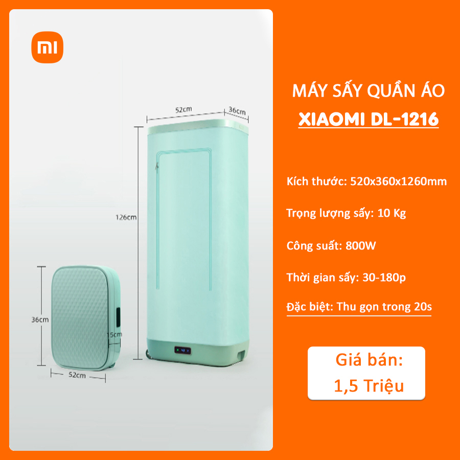 Máy sấy quần áo Xiaomi DL-1216